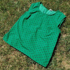 2 for $8 Green Cap Sleeve Merona Target Shell EUC